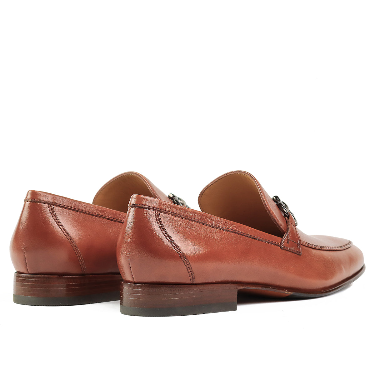 Mocasines de piel con hebilla estilo casual para caballero