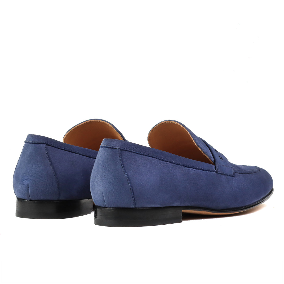 Mocasines slip on casuales con acabado en nubuck para caballero