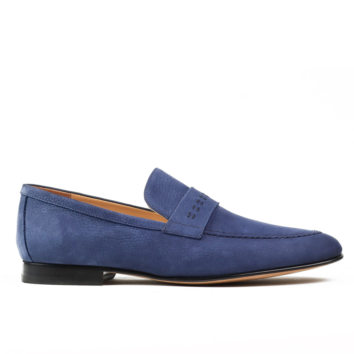 Mocasines slip on casuales con acabado en nubuck para caballero