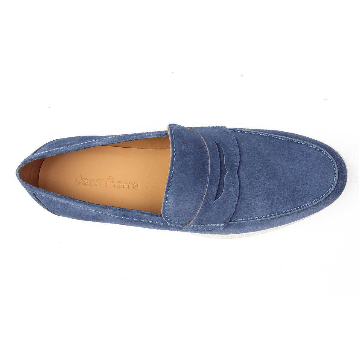 Mocasines de gamuza estilo penny para caballero