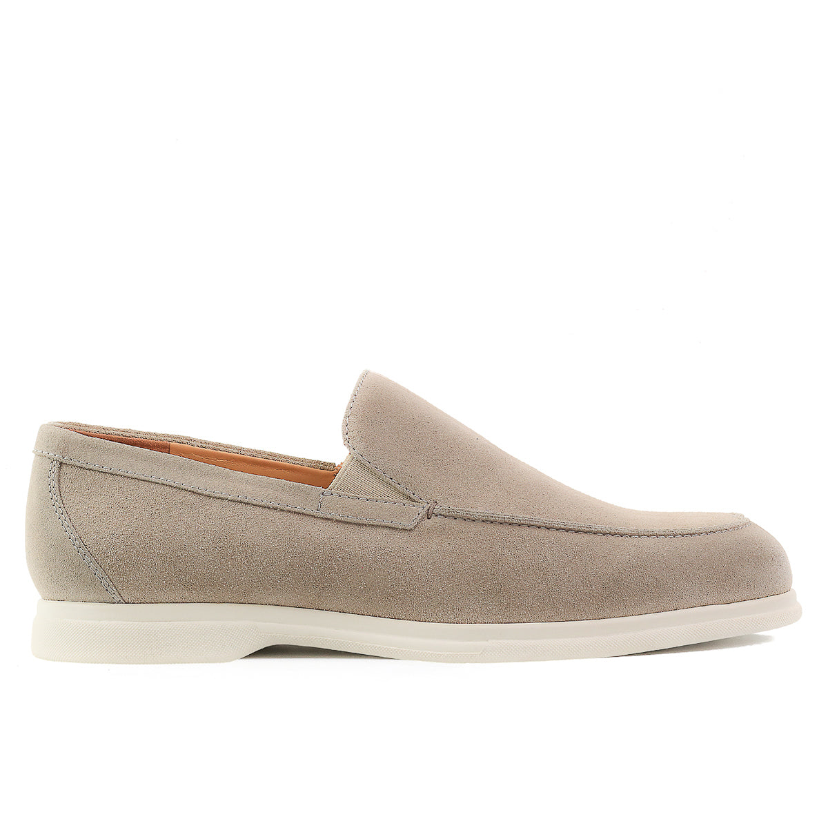 Mocasines casuales de gamuza con elástico para caballero