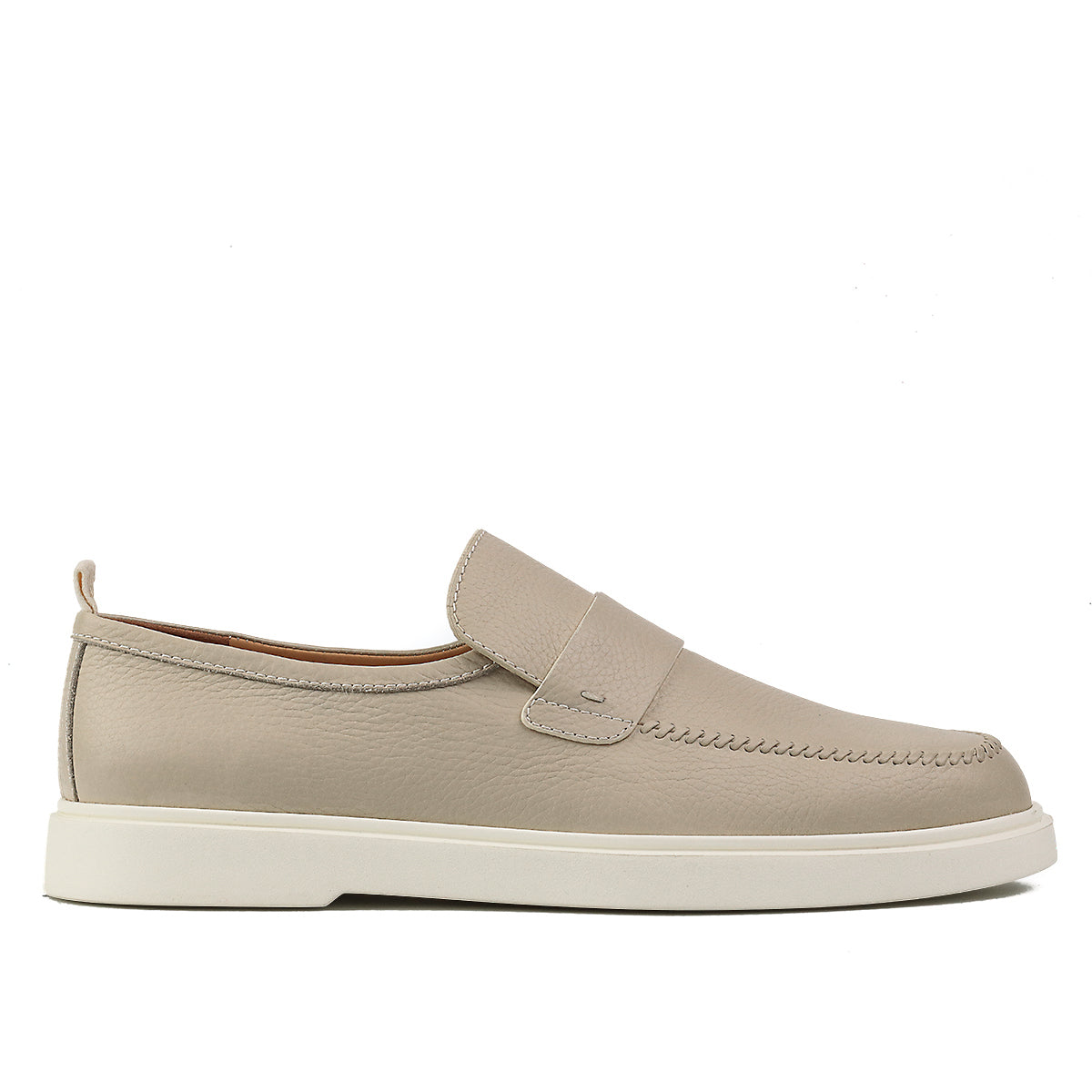 Mocasines de gamuza casuales con antifaz y suela ligera para caballero
