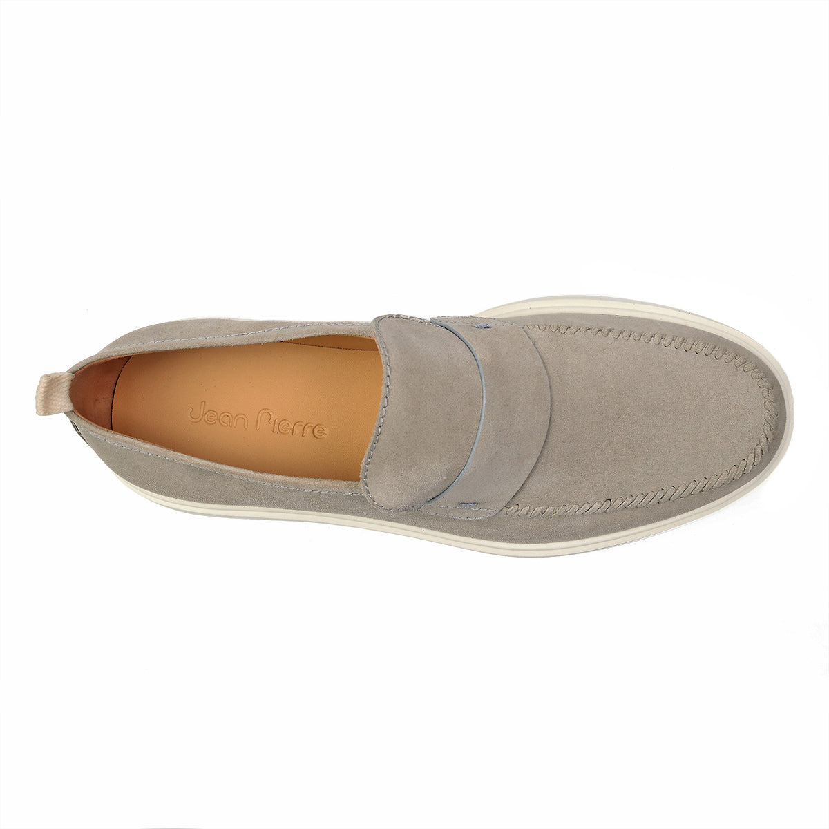 Mocasines de piel casuales con antifaz y suela ligera para caballero