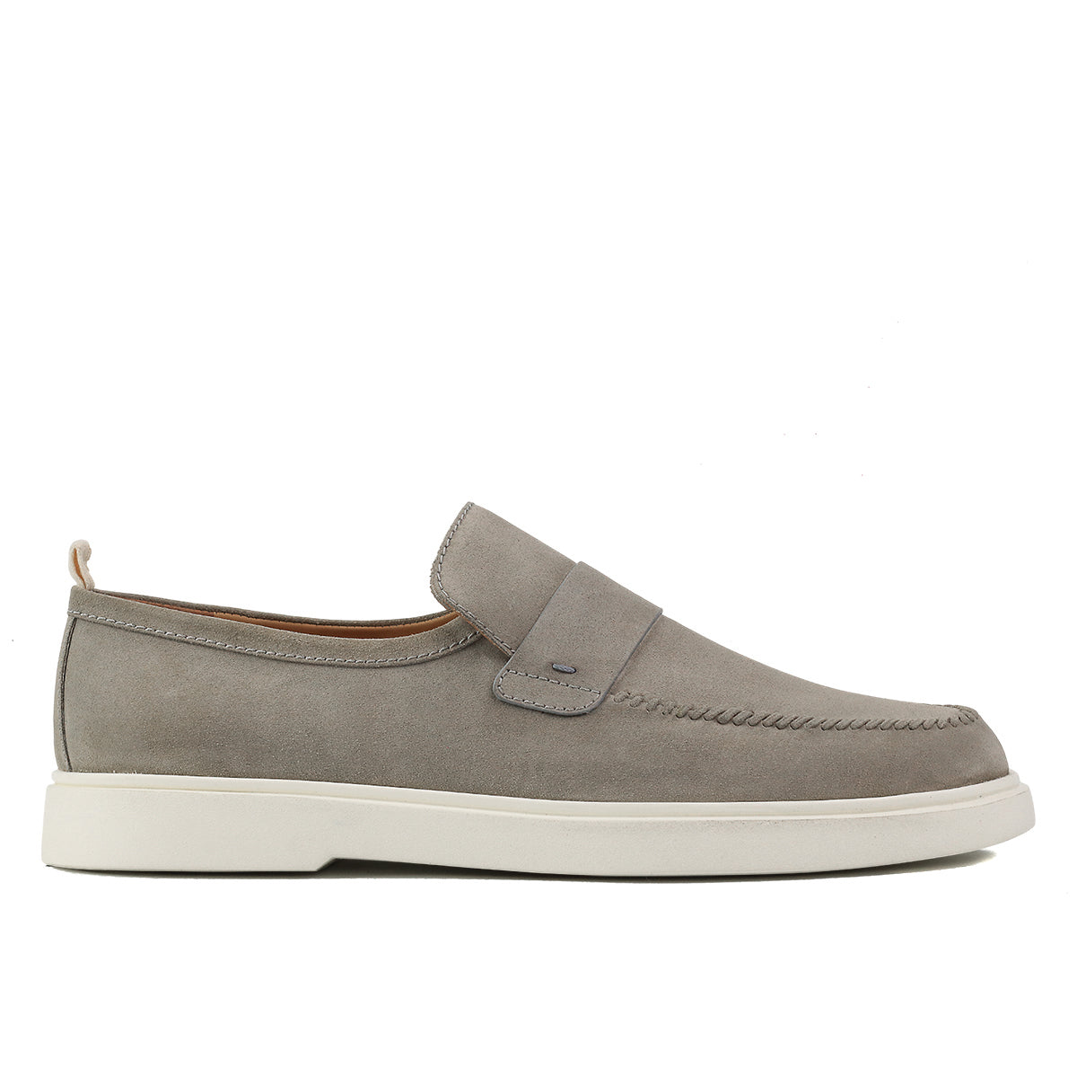 Mocasines de piel casuales con antifaz y suela ligera para caballero