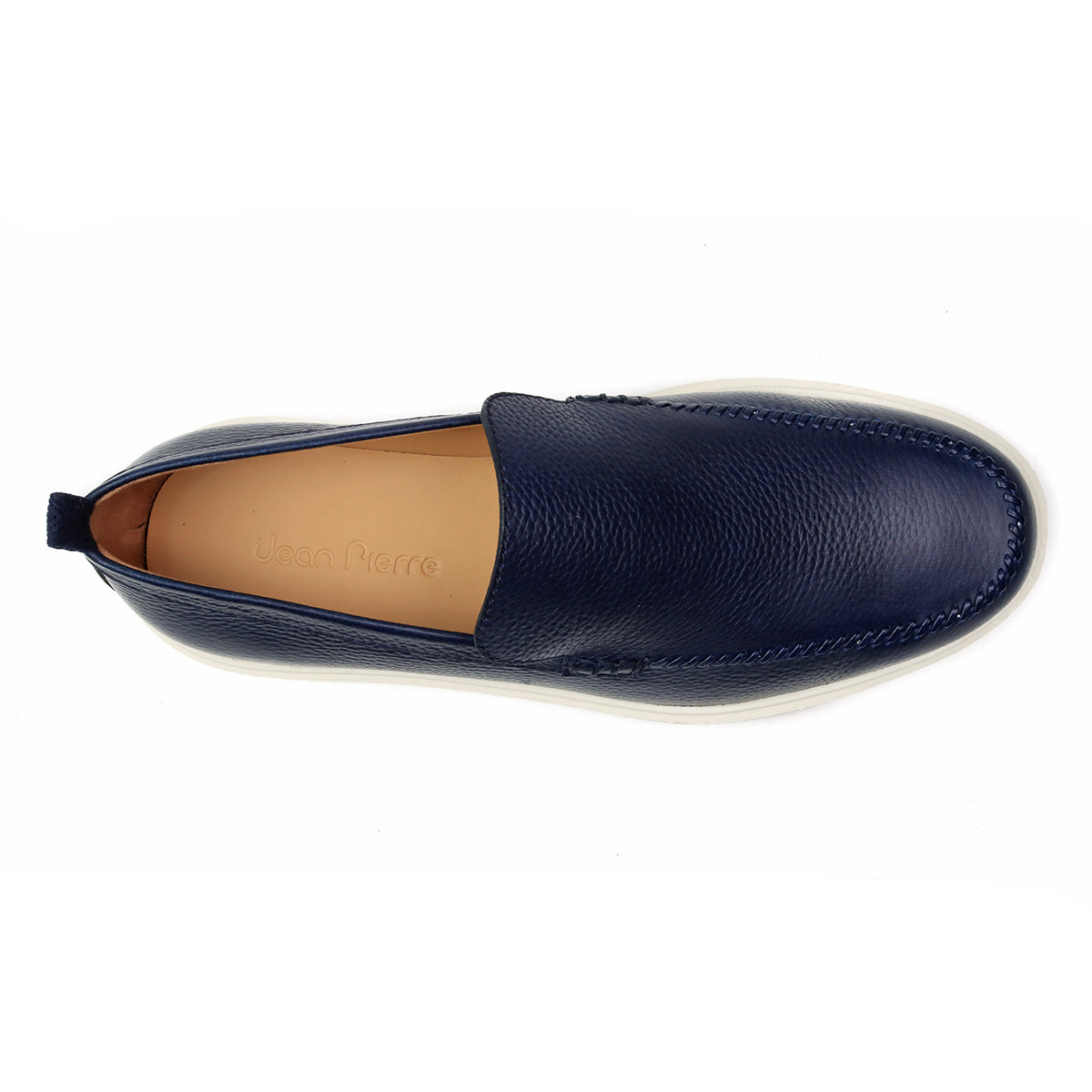 Mocasines de piel casuales y suela ligera para caballero