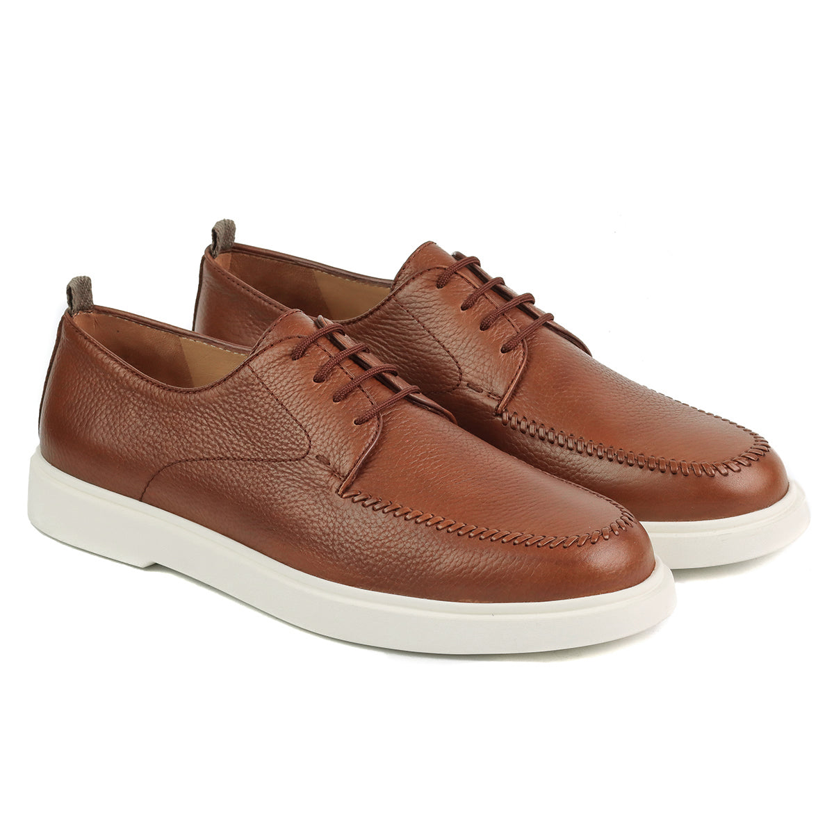 Zapatos derby casuales con suela ligera para caballero