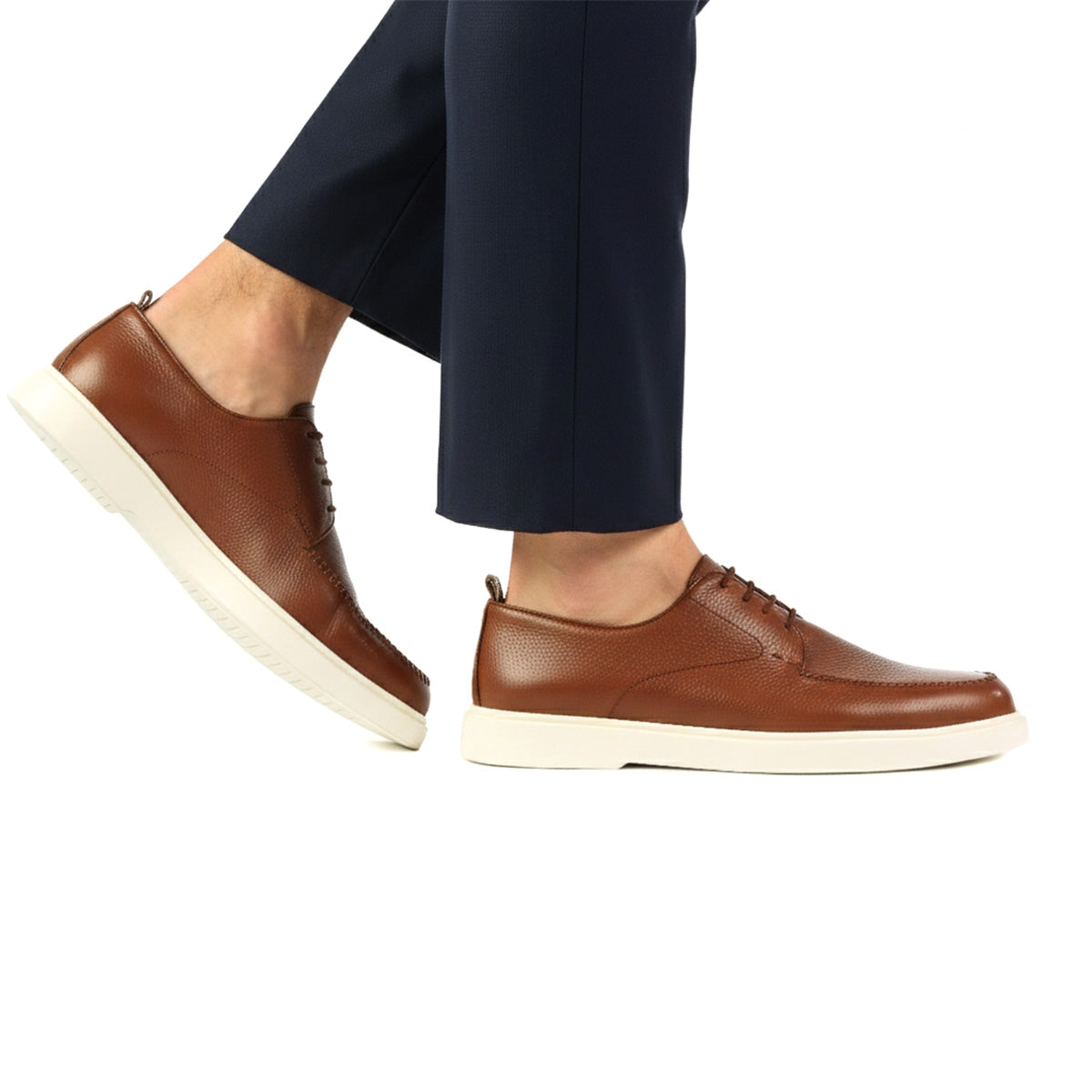 Zapatos derby casuales con suela ligera para caballero
