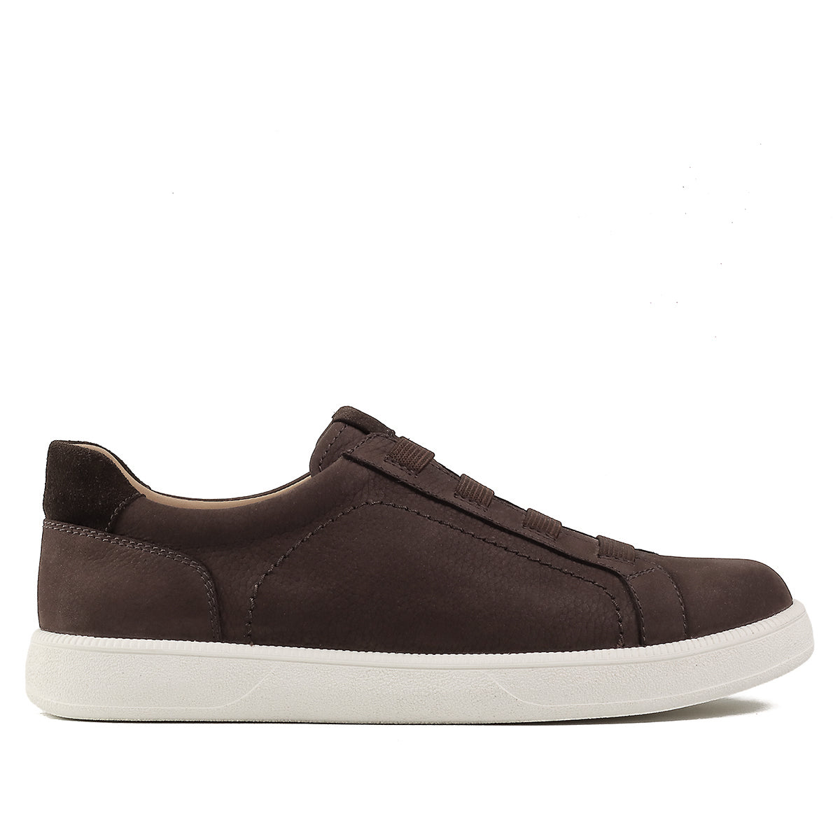 Tenis de piel con acabado en nubuck