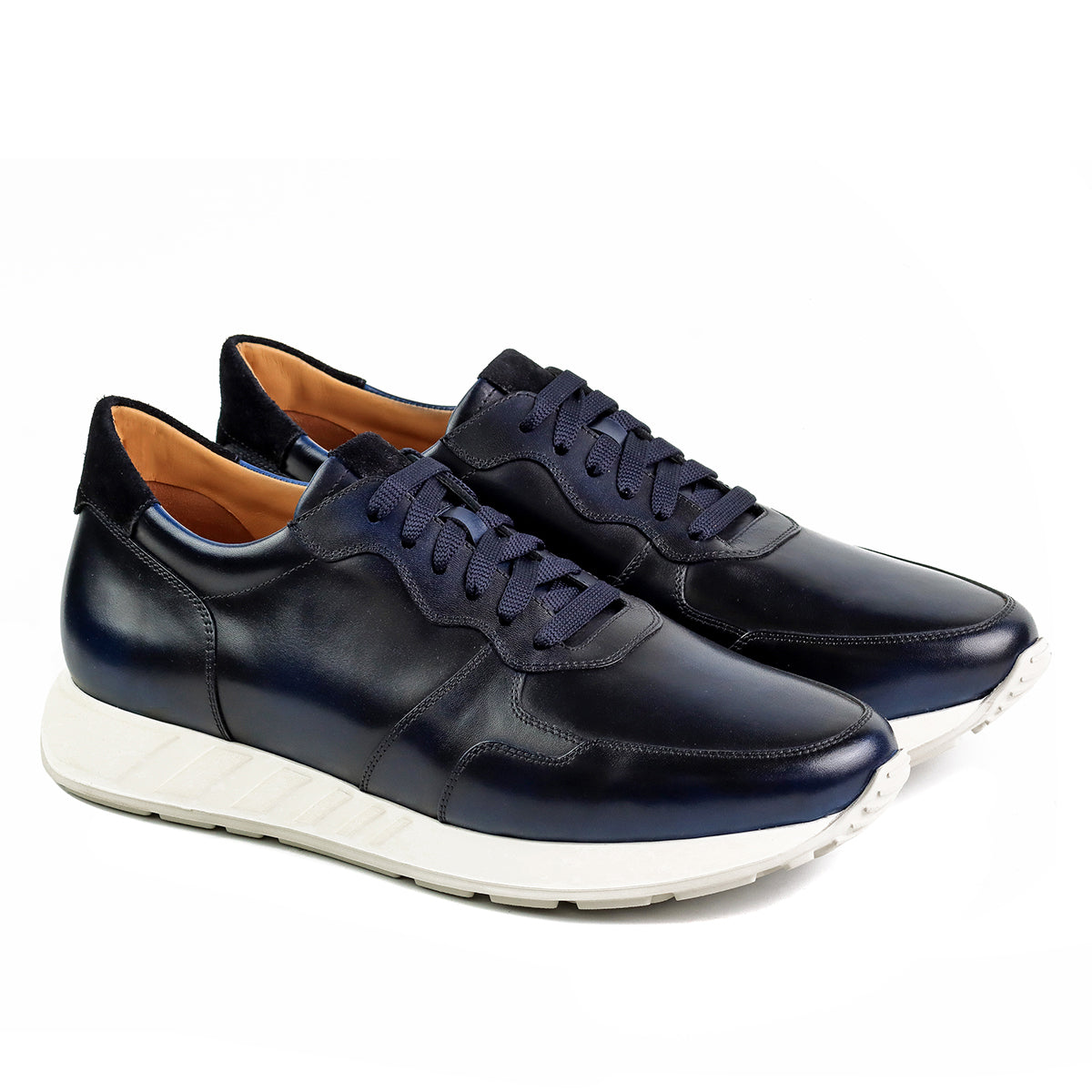 Tenis de piel artesanales para caballero