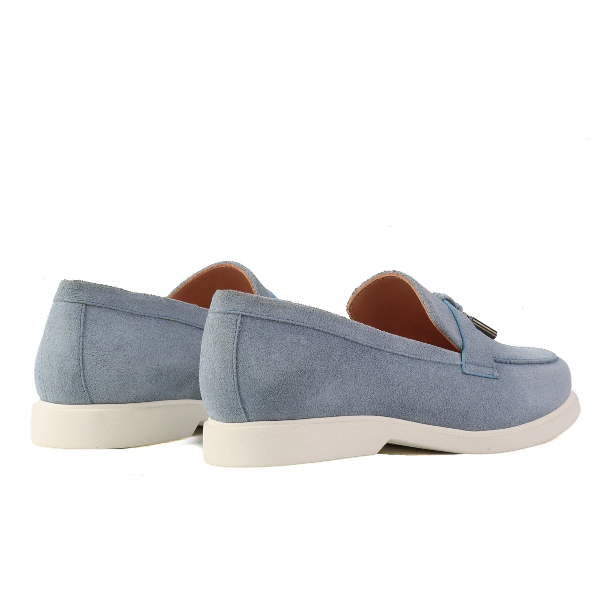 Mocasines de gamuza con suela ultraligera confort para dama
