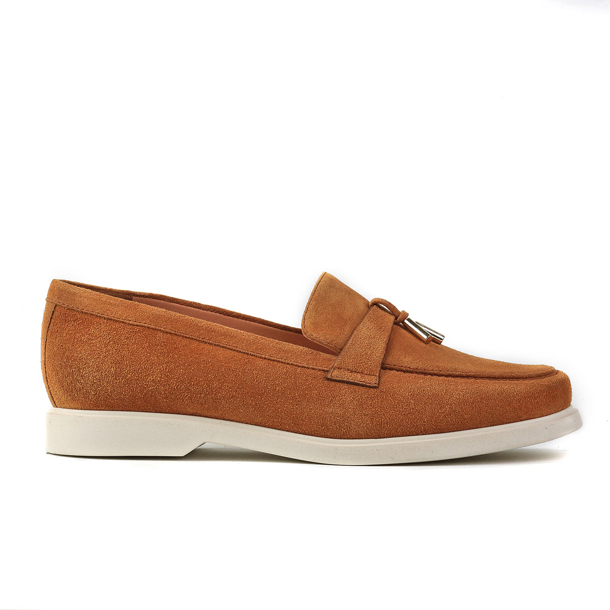 Mocasines de gamuza con suela ultraligera confort para dama