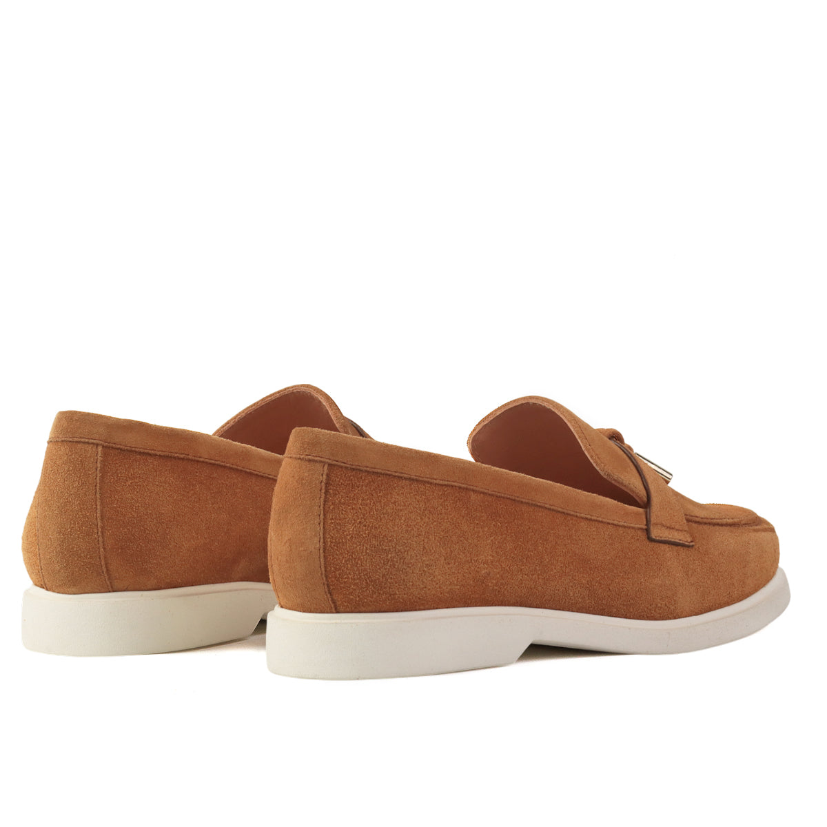 Mocasines de gamuza con suela ultraligera confort para dama