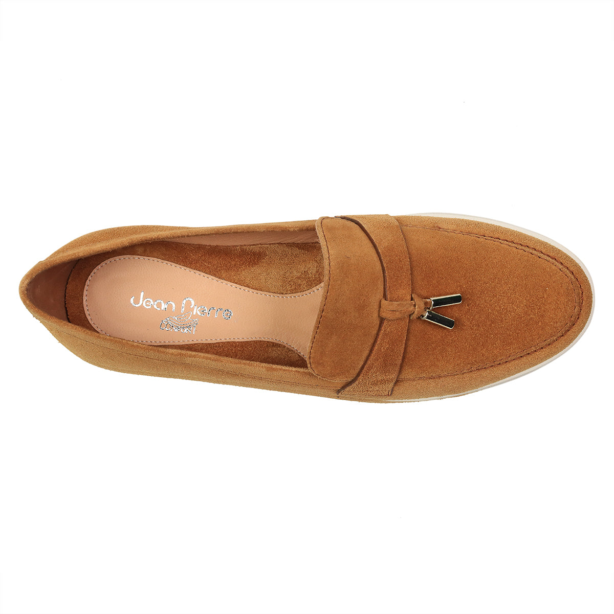 Mocasines de gamuza con suela ultraligera confort para dama