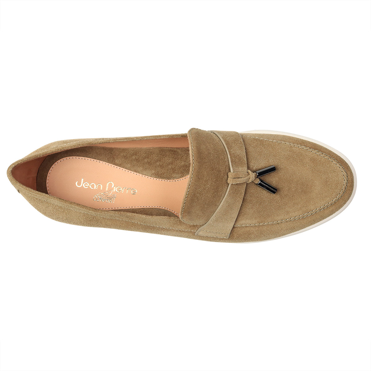 Mocasines de gamuza con suela ultraligera confort para dama