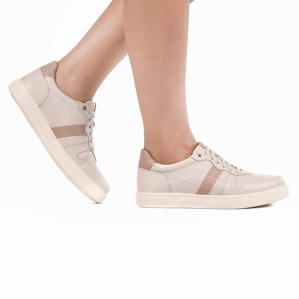 Tenis de piel casuales para dama