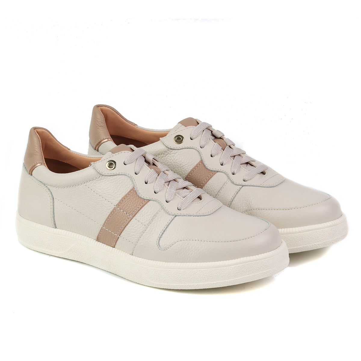 Tenis de piel casuales para dama