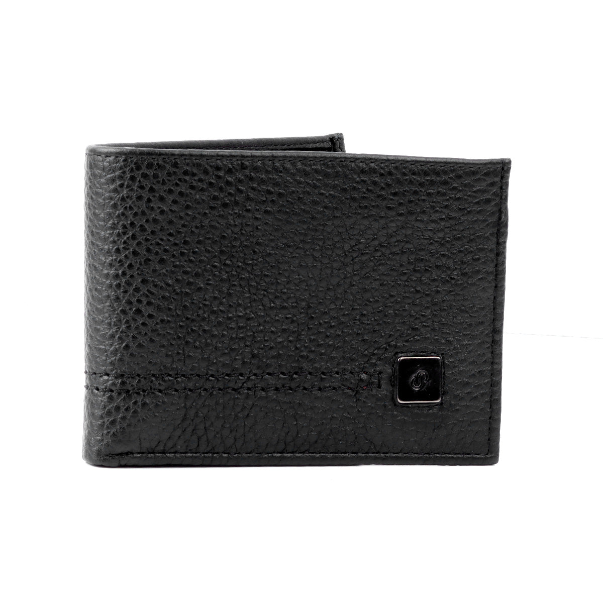 Cartera horizontal de piel para caballero