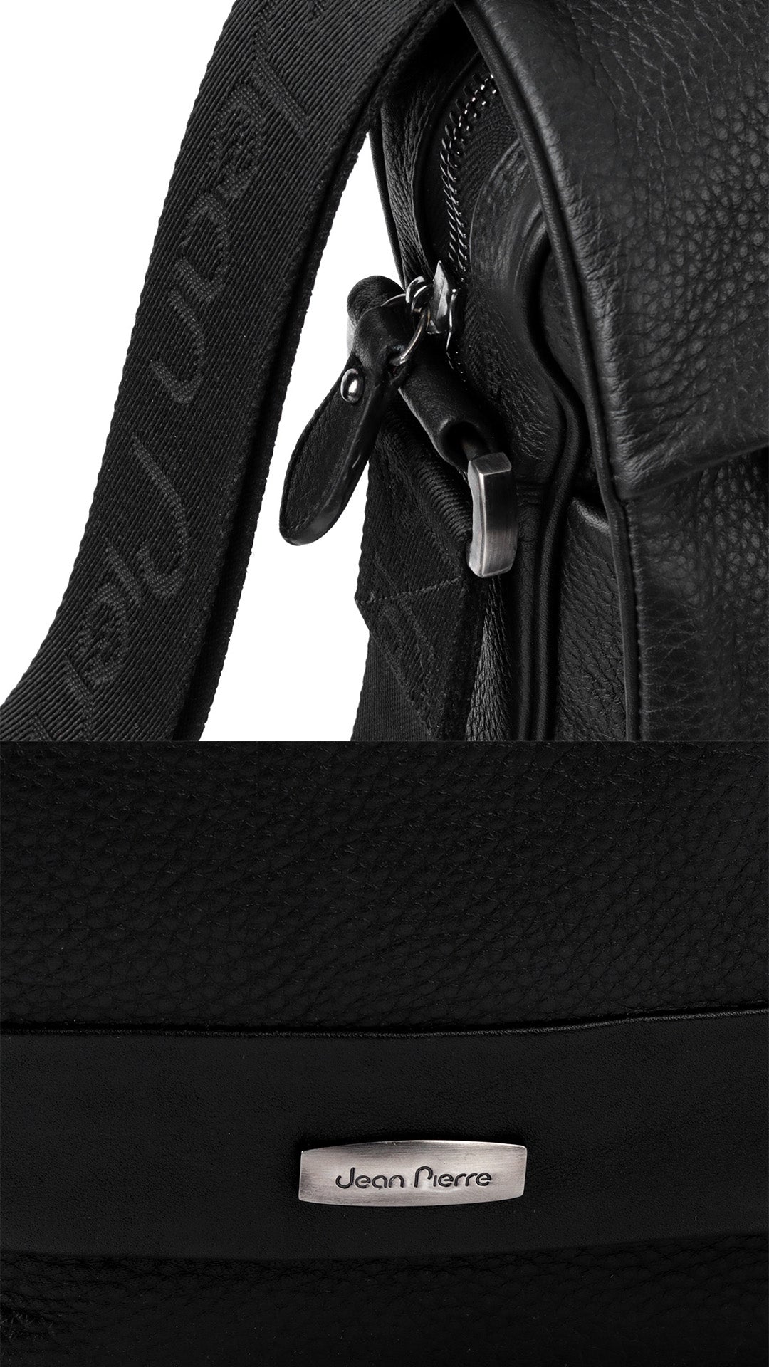Bolso cuadrado de piel tipo crossbody para hombre
