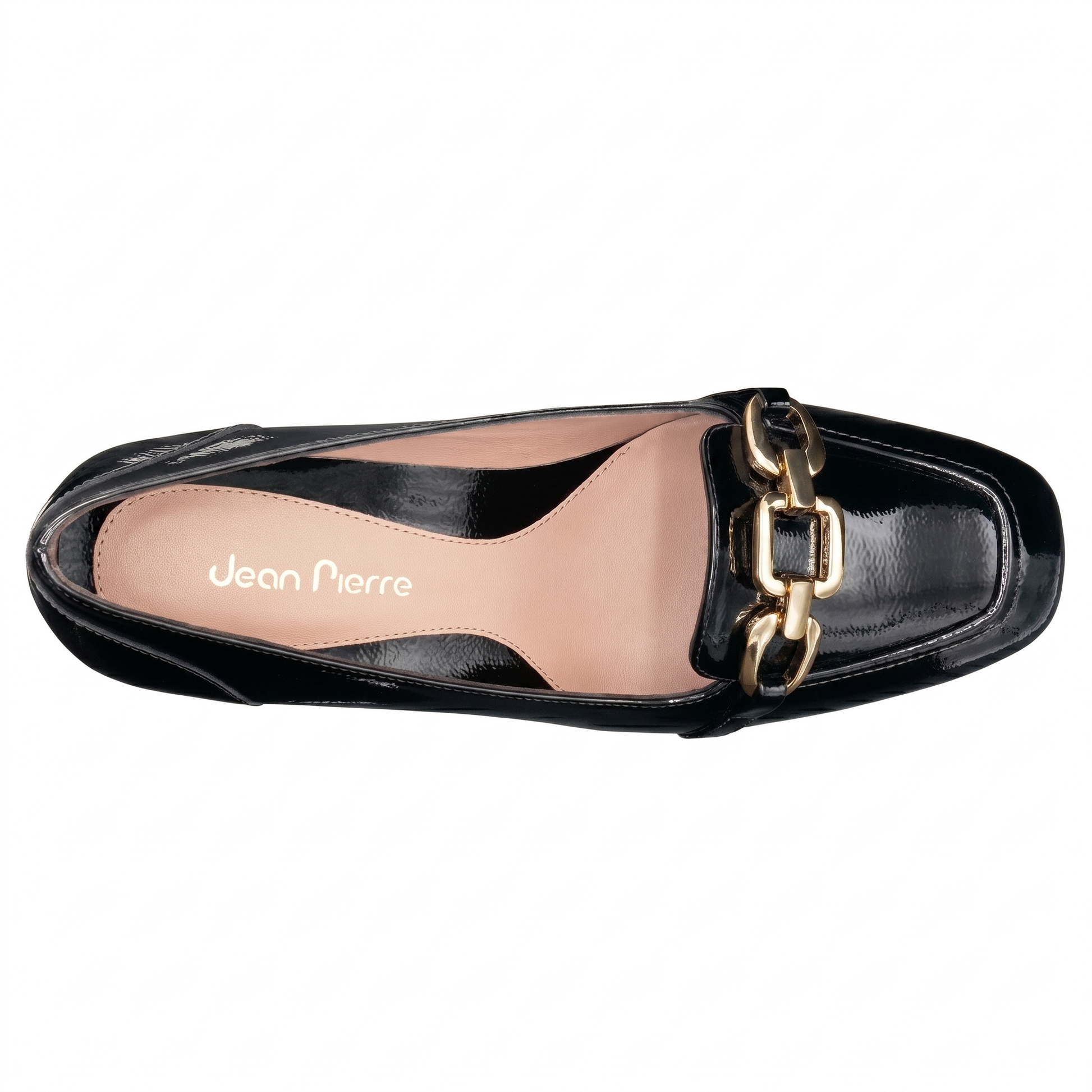 Zapatilla negras de charol