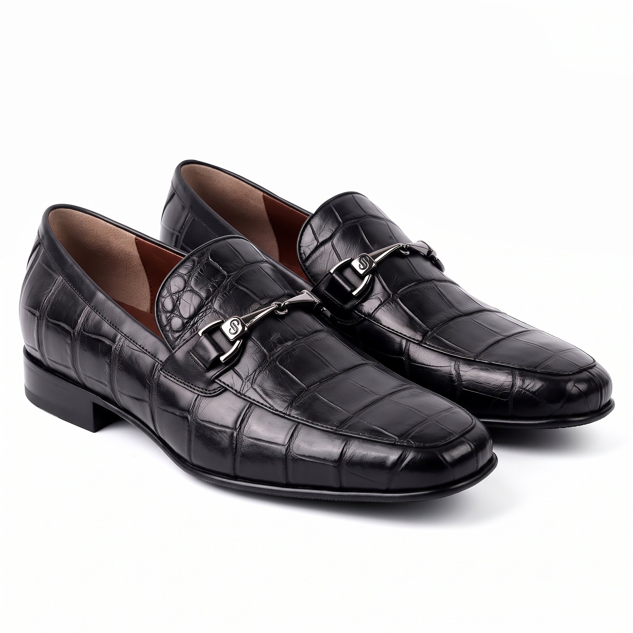 Mocasines de cocodrilo para hombre