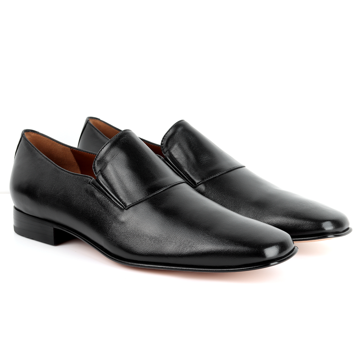 Mocasín Formal en Piel Genuina Negra