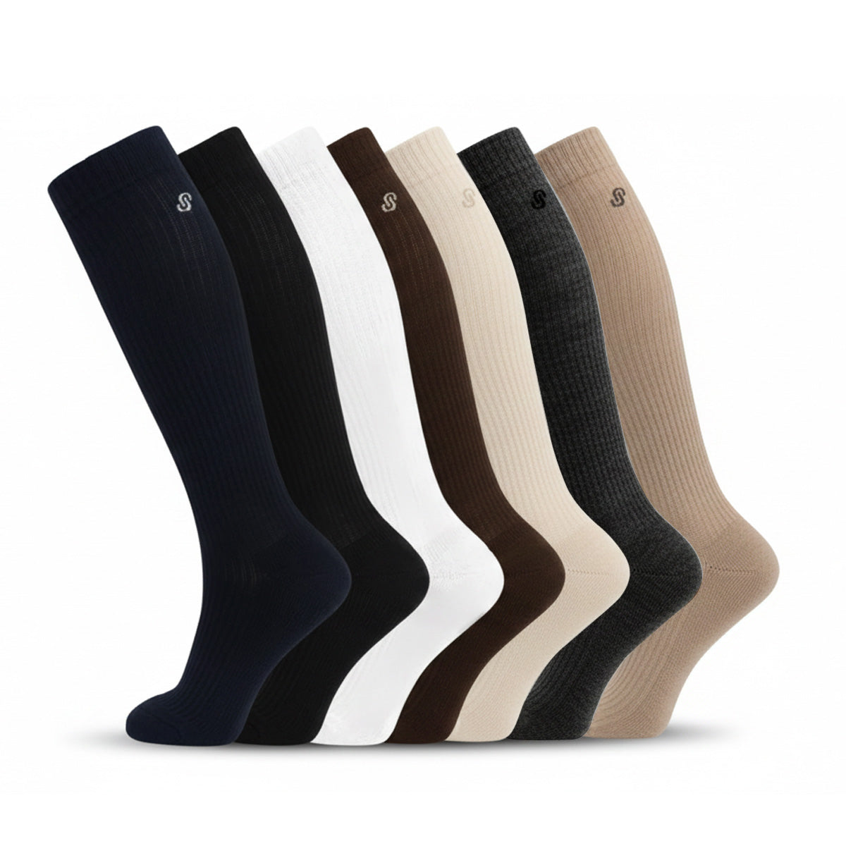 Calcetines largos de algodón para hombre