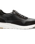 Tenis de piel estilo running para caballero.