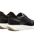 Tenis de piel estilo running para caballero.