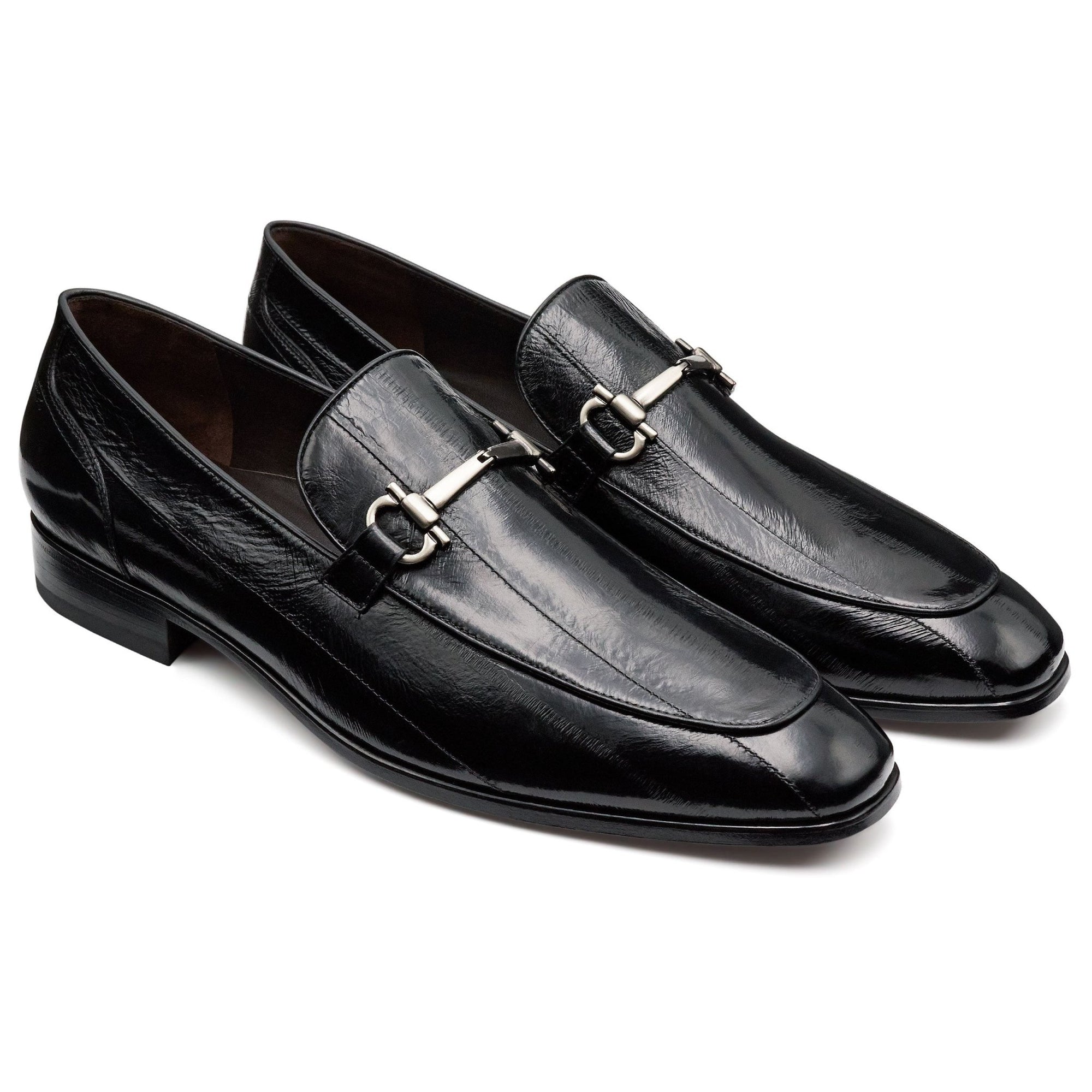 Mocasines de piel de anguila con herraje para hombre – Jean Pierre